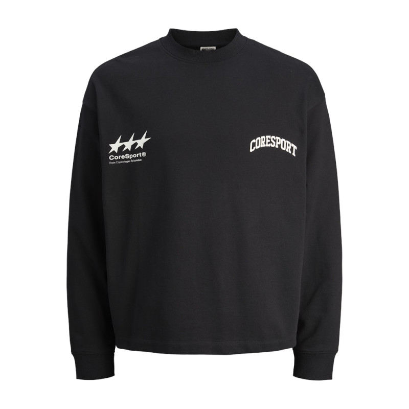 JACK & JONES JUNIOR Signal Sweatshirt - sort