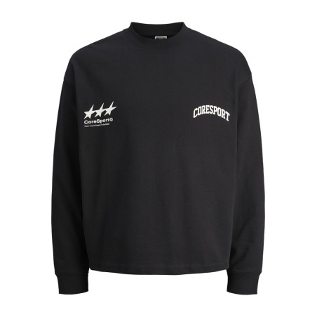 JACK & JONES JUNIOR Signal Sweatshirt - sort