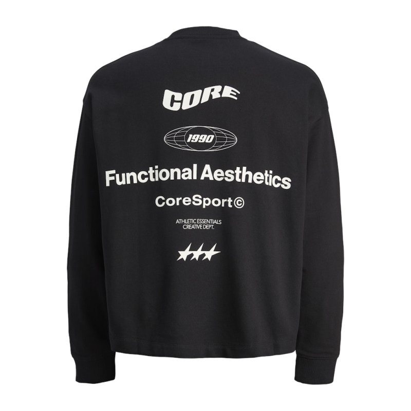 JACK & JONES JUNIOR Signal Sweatshirt - sort