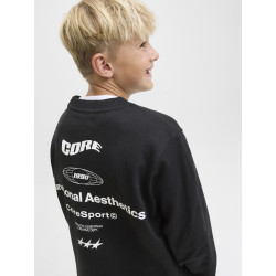 JACK & JONES JUNIOR Signal Sweatshirt - Sort