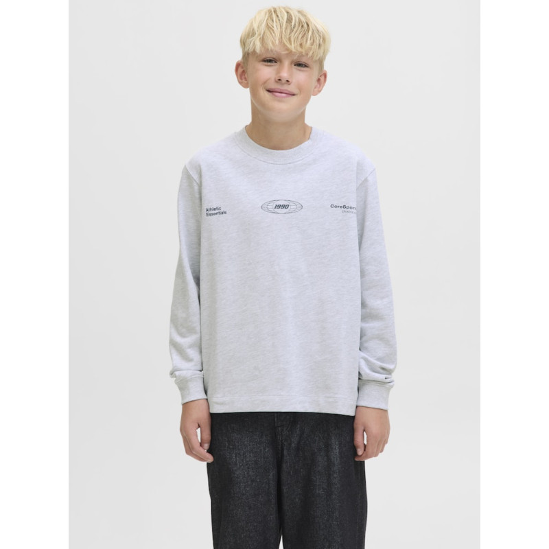 JACK & JONES JUNIOR Signal Sweatshirt - White Melange