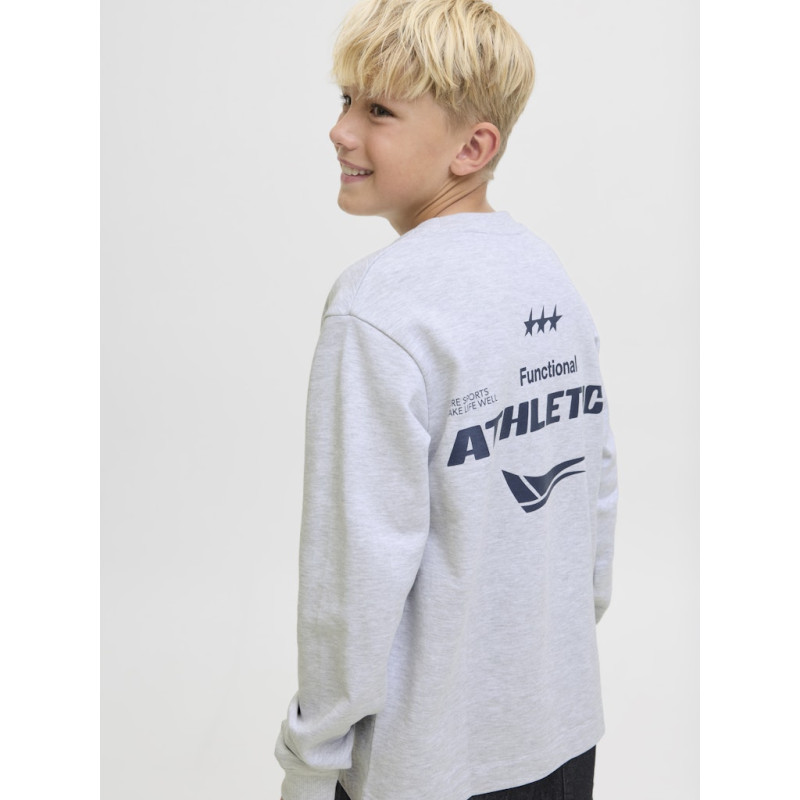 JACK & JONES JUNIOR Signal Sweatshirt - White Melange