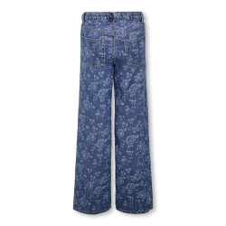 KIDS ONLY Hope Rose Jeans - Medium Blue Denim / Roses