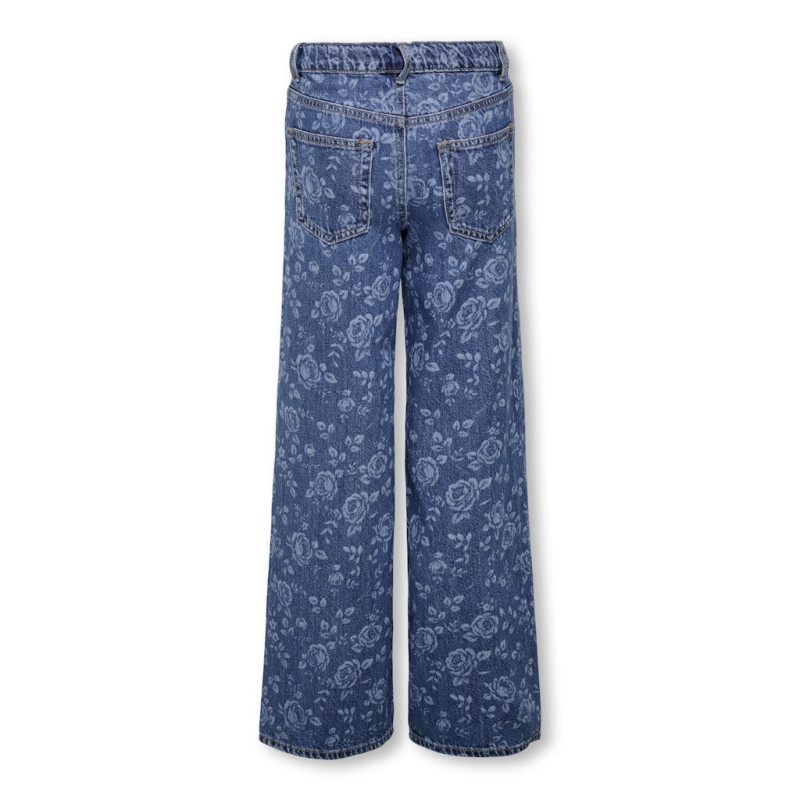 KIDS ONLY Hope Rose Jeans - Medium Blue Denim / Roses
