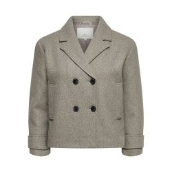 ONLY CARMAKOMA Freja Kort Jakke - Mocha Meringue