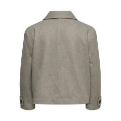 ONLY CARMAKOMA Freja Kort Jakke - Mocha Meringue