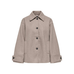 ONLY Adina Kort Jakke - Walnut