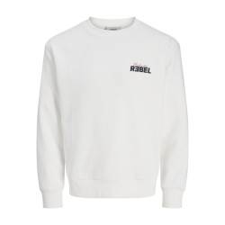 JJ REBEL Jim Sweatshirt - Cloud Dancer