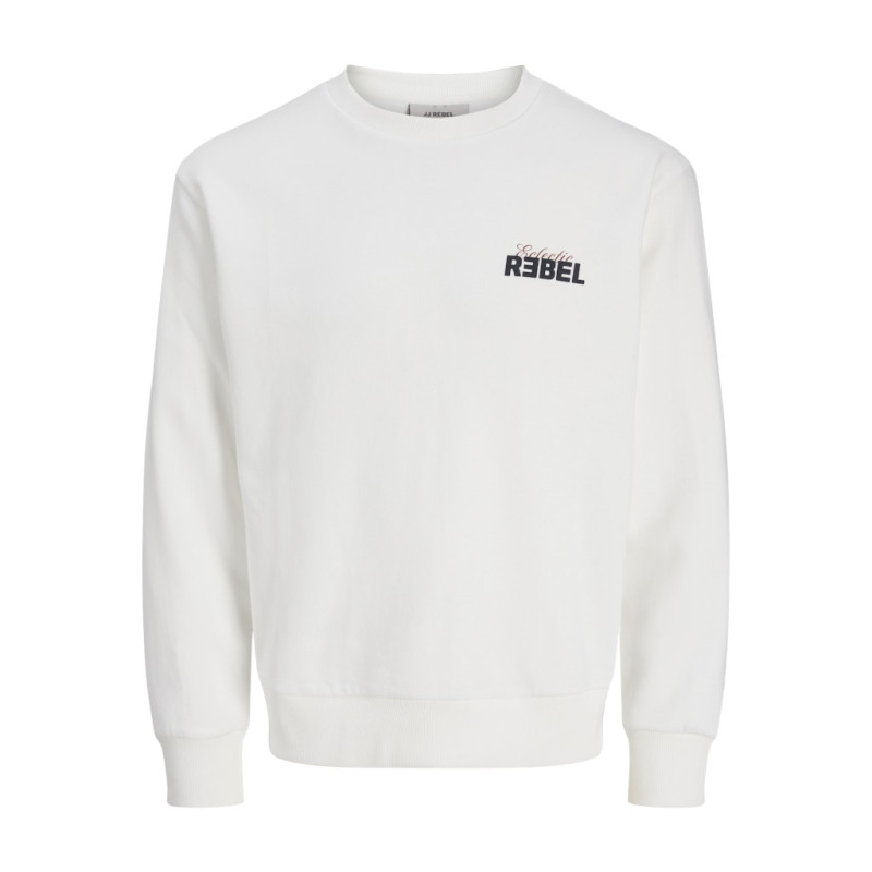 JJ REBEL Jim Sweatshirt - Cloud Dancer