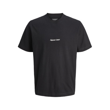 JACK & JONES Norrebro Broderet T-shirt - Sort