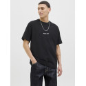 JACK & JONES Norrebro Broderet T-shirt - Sort