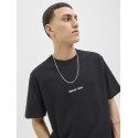 JACK & JONES Norrebro Broderet T-shirt - Sort