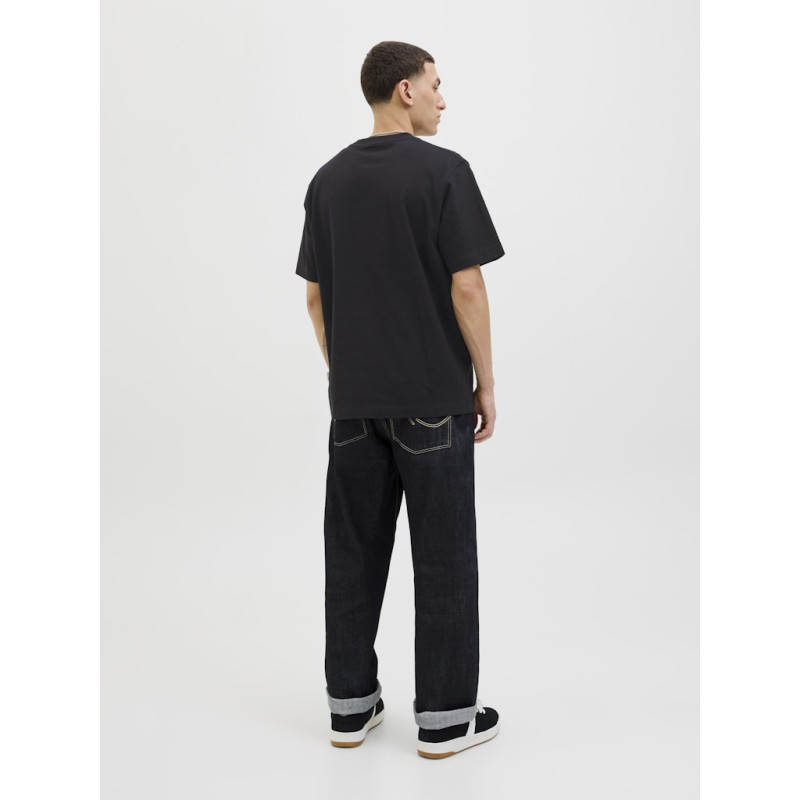 JACK & JONES Norrebro Broderet T-shirt - Sort