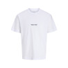 JACK & JONES Norrebro Broderet T-shirt - Bright White