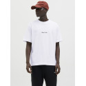 JACK & JONES Norrebro Broderet T-shirt - Bright White