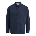 JACK & JONES Oxford Detail L/S Skjorte - Navy Blazer