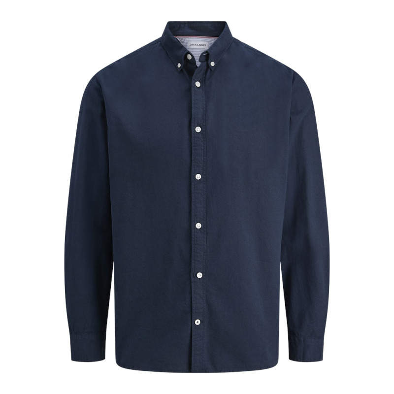 JACK & JONES Oxford Detail L/S Skjorte - Navy Blazer