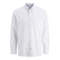 JACK & JONES Oxford Detail L/S Skjorte - Hvid