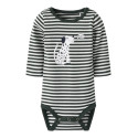 NAME IT BABY Kian Bodystocking - Cloud Dancer / Stripes