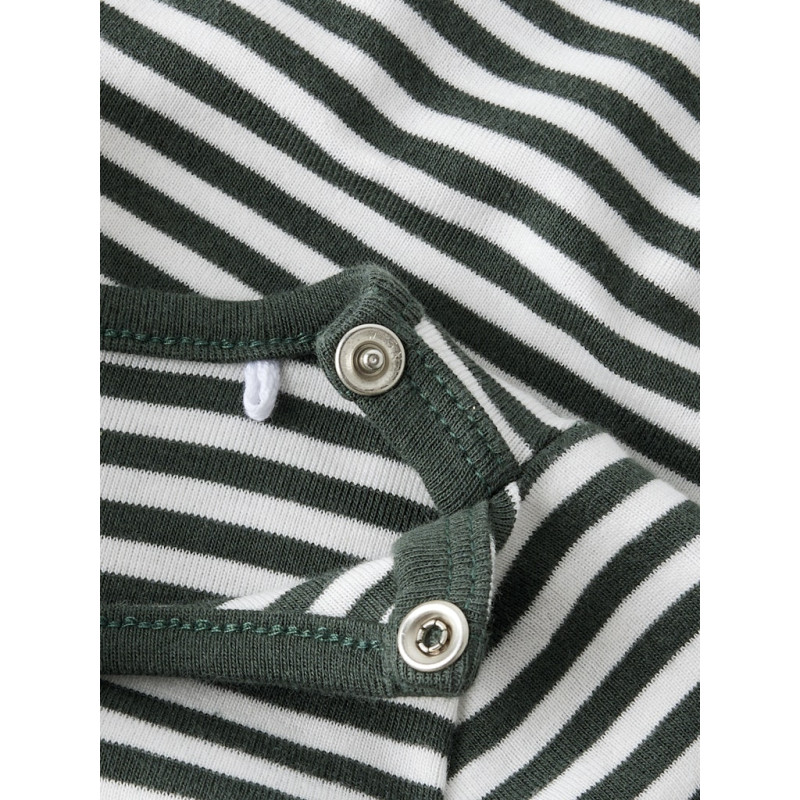 NAME IT BABY Kian Bodystocking - Cloud Dancer / Stripes