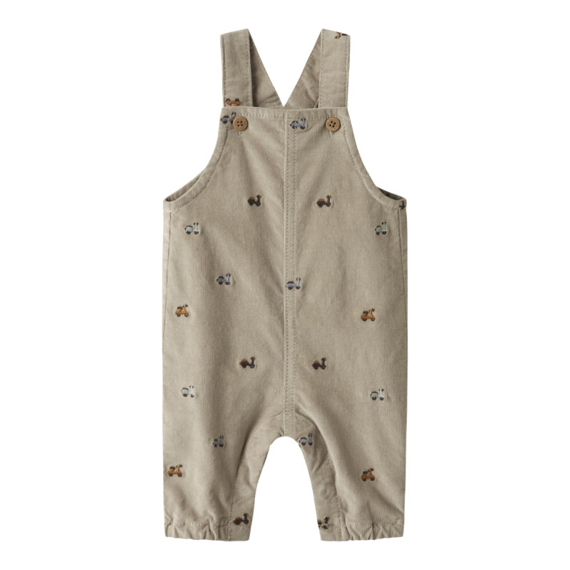 NAME IT BABY Ryan Fløjls Overalls 9500 - Island Fossil