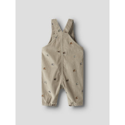 NAME IT BABY Ryan Fløjls Overalls 9500 - Island Fossil