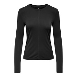 ONLY Free Rib Bluse - Sort