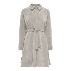 JDY Ulla Ohio L/S Kjole - Pumice Stone