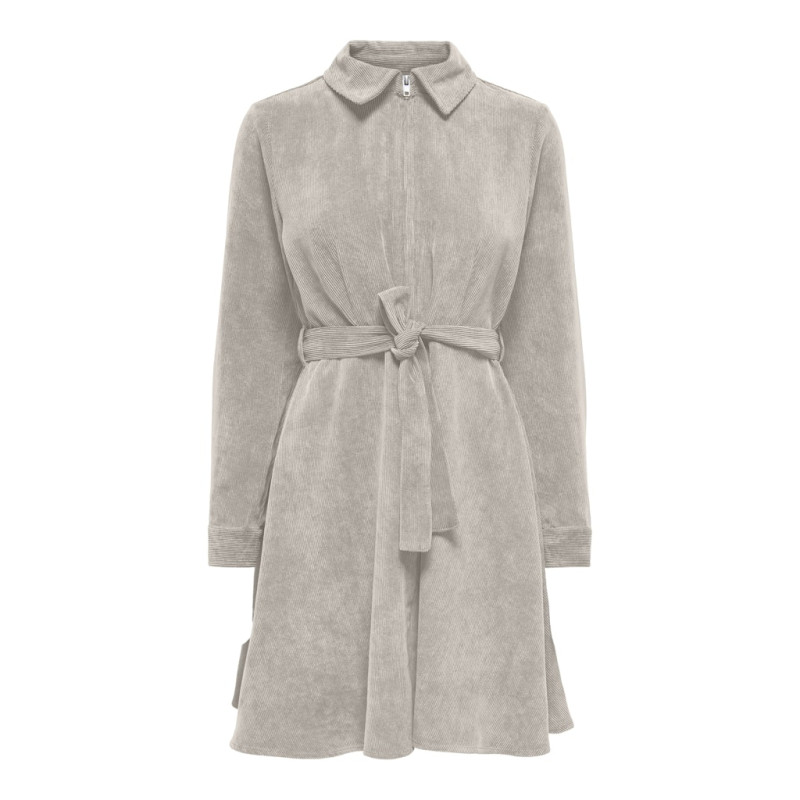 JDY Ulla Ohio L/S Kjole - Pumice Stone