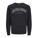 JACK & JONES JUNIOR Caleb Varsity Sweatshirt - Sort