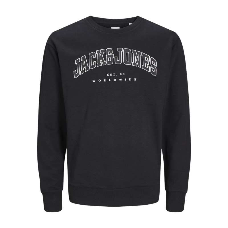 JACK & JONES JUNIOR Caleb Varsity Sweatshirt - Sort