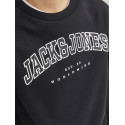JACK & JONES JUNIOR Caleb Varsity Sweatshirt - Sort