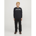 JACK & JONES JUNIOR Caleb Varsity Sweatshirt - Sort
