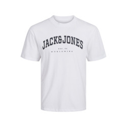 JACK & JONES Junior Caleb Varsity T-shirt - Hvid