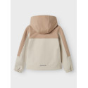 NAME IT KIDS Alfa08 Softshell Jakke - Silver Mink
