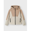 NAME IT KIDS Alfa08 Softshell Jakke - Silver Mink