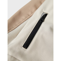 NAME IT KIDS Alfa08 Softshell Jakke - Silver Mink