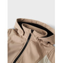 NAME IT KIDS Alfa08 Softshell Jakke - Silver Mink