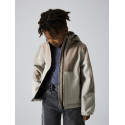 NAME IT KIDS Alfa08 Softshell Jakke - Silver Mink