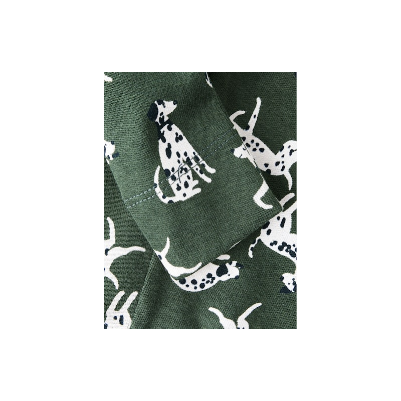 NAME IT BABY Kian Leggings - Deep Forest / Cloud Dancer