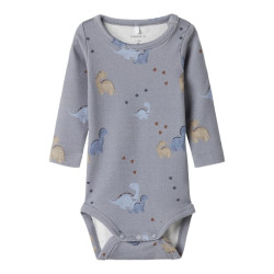 NAME IT BABY Nohr L/S Bodystocking - Tradewinds