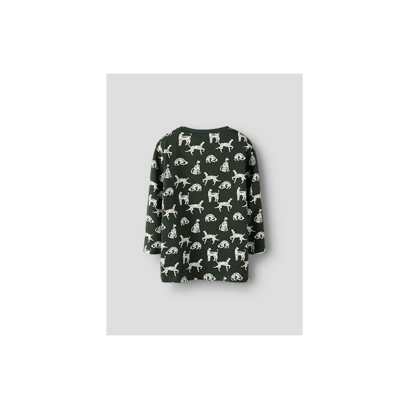 NAME IT MINI Kian Bluse - Deep Forest / Cloud Dancer