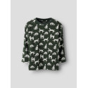 NAME IT MINI Kian Bluse - Deep Forest / Cloud Dancer