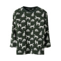 NAME IT MINI Kian Bluse - Deep Forest / Cloud Dancer