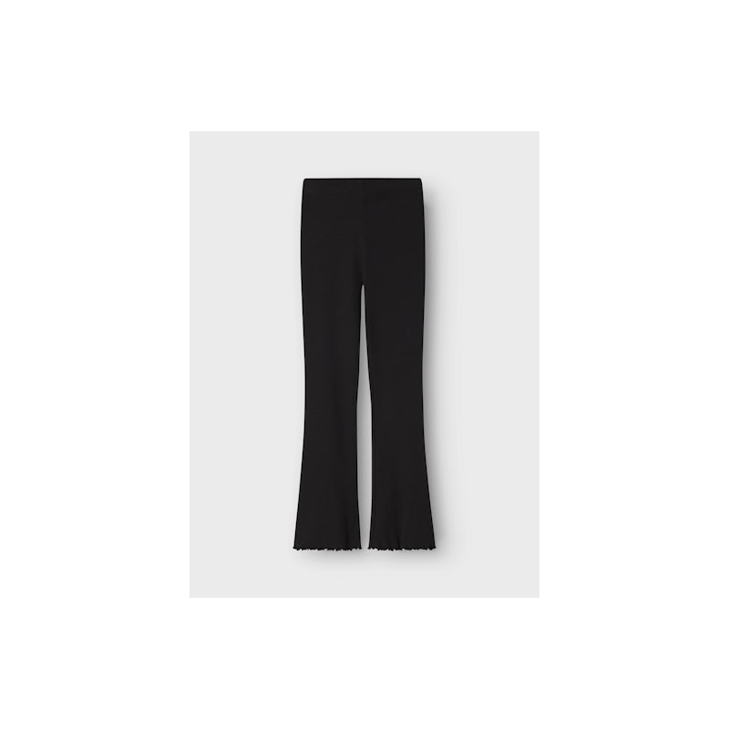 NAME IT KIDS Nakal Bootcut Leggings - Sort