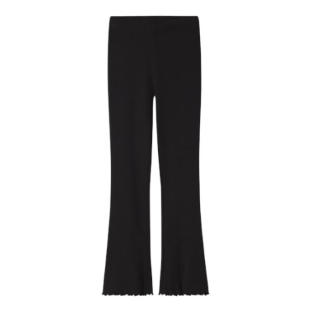 NAME IT KIDS Nakal Bootcut Leggings - Sort