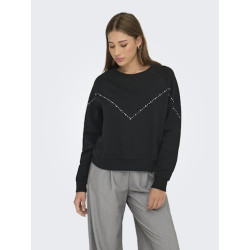 JDY Lena L/S Sweatshirt - Sort