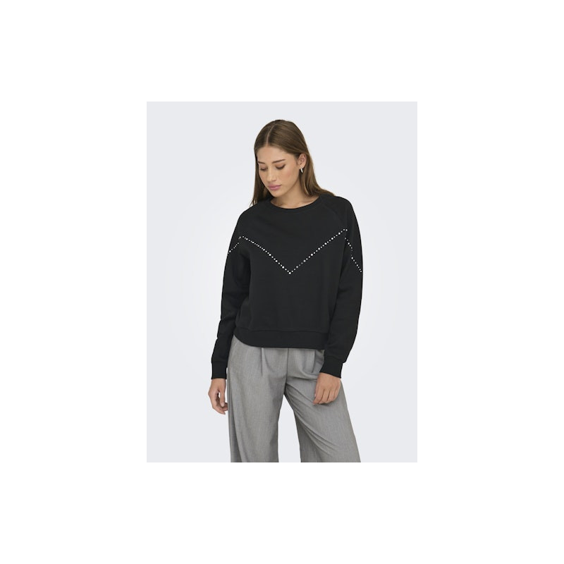 JDY Lena L/S Sweatshirt - Sort