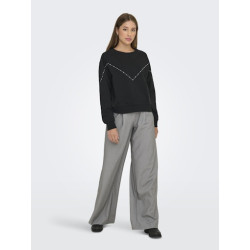 JDY Lena L/S Sweatshirt - Sort