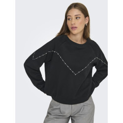 JDY Lena L/S Sweatshirt - Sort